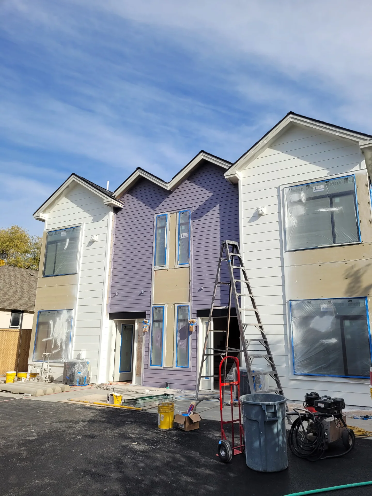 Exterior commercial painting project from Evergreen Custom Painting's portfolio