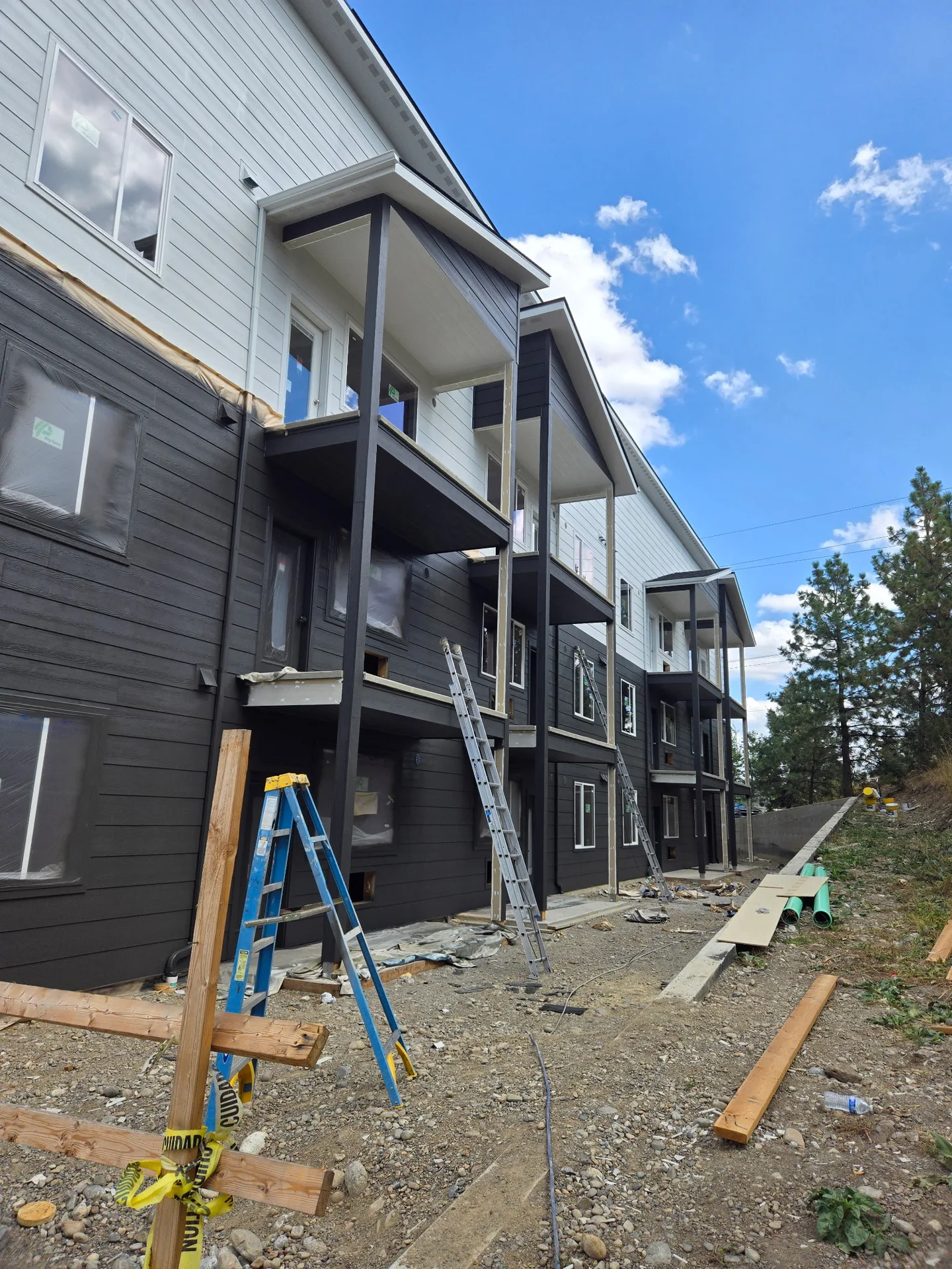 Exterior commercial painting project from Evergreen Custom Painting's portfolio