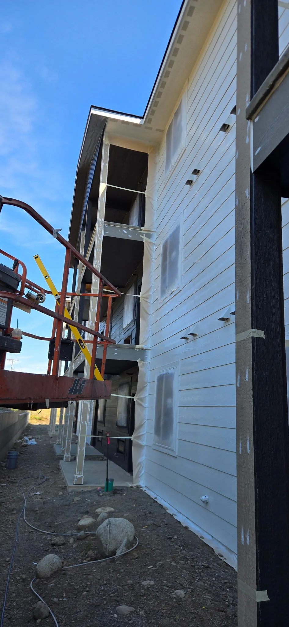 Exterior commercial painting project from Evergreen Custom Painting's portfolio