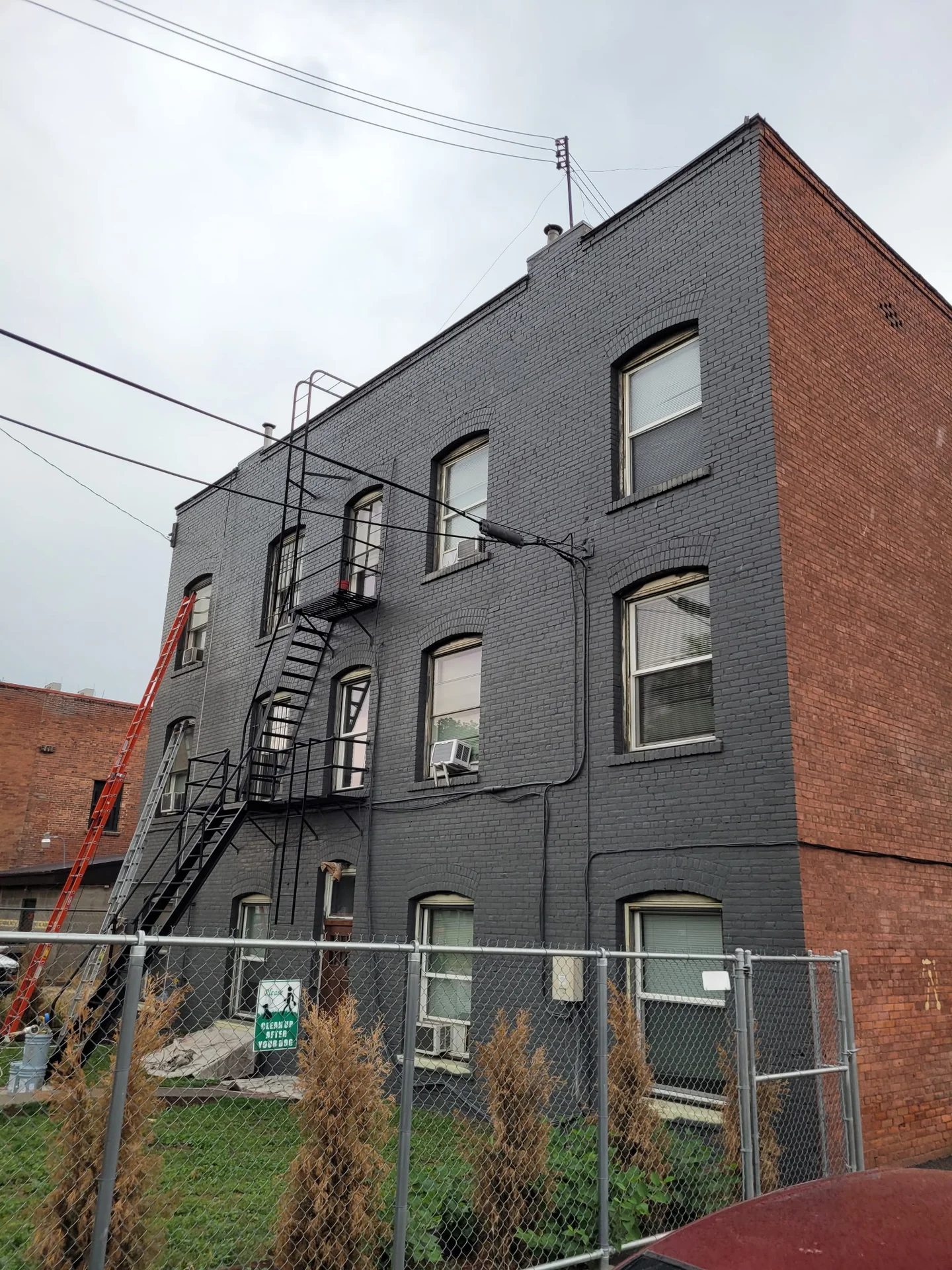 Exterior commercial painting project from Evergreen Custom Painting's portfolio